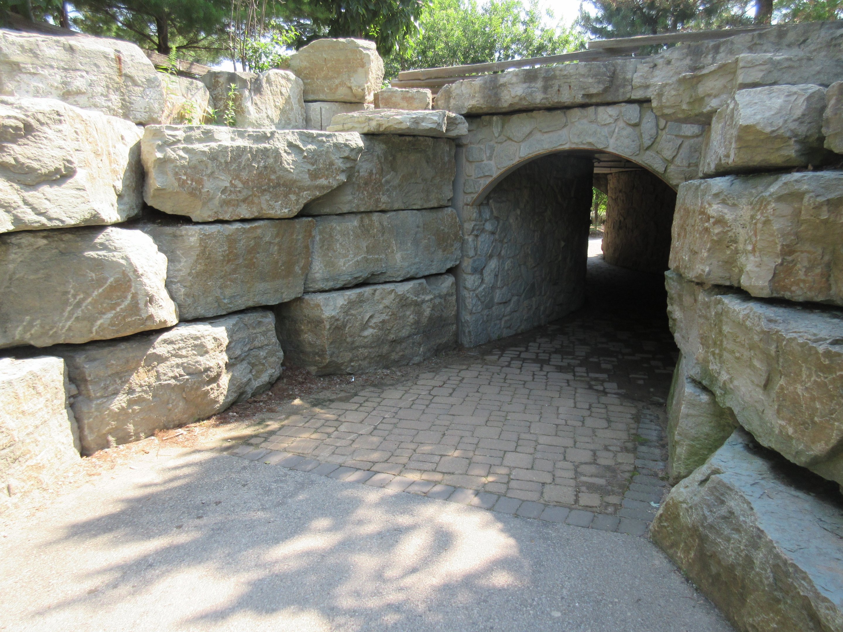 Resch Falls - stunning rock-work walls