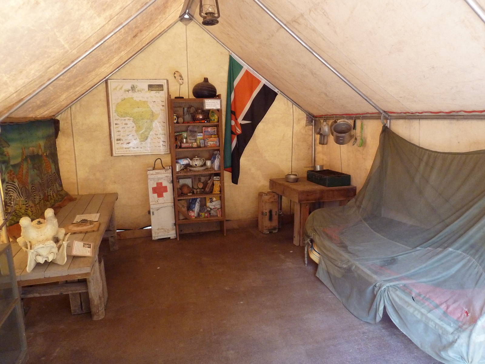 Researcher's Tent