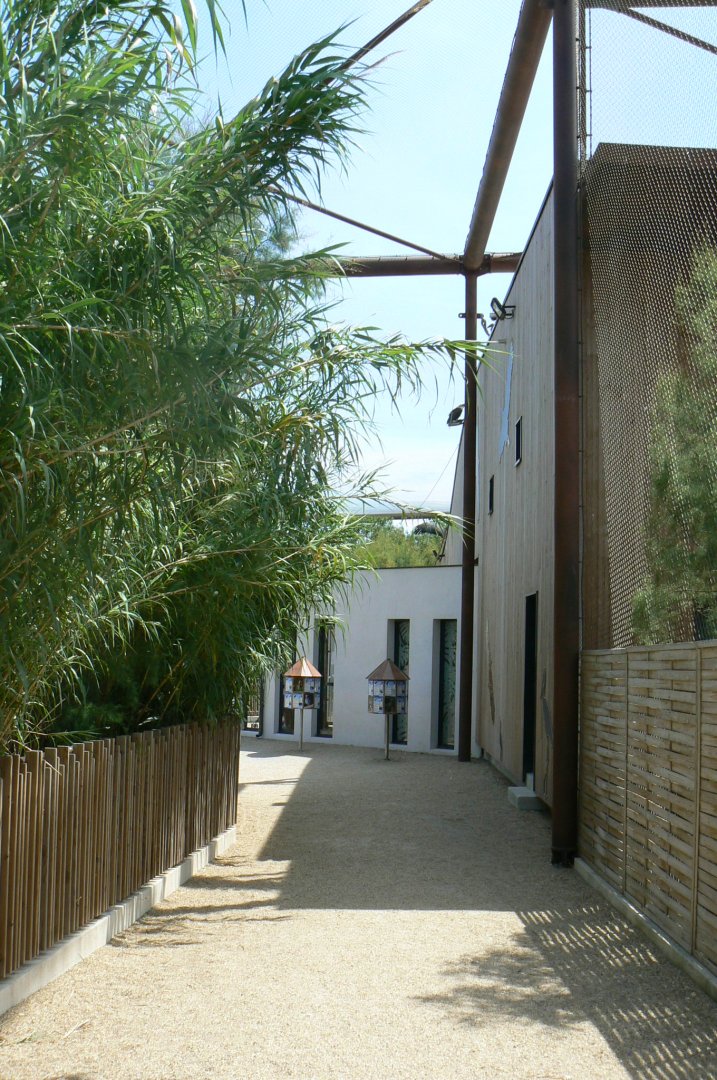 Réserve africaine de Sigean - African giant walkthrough aviary - Birds buildind and reptile house