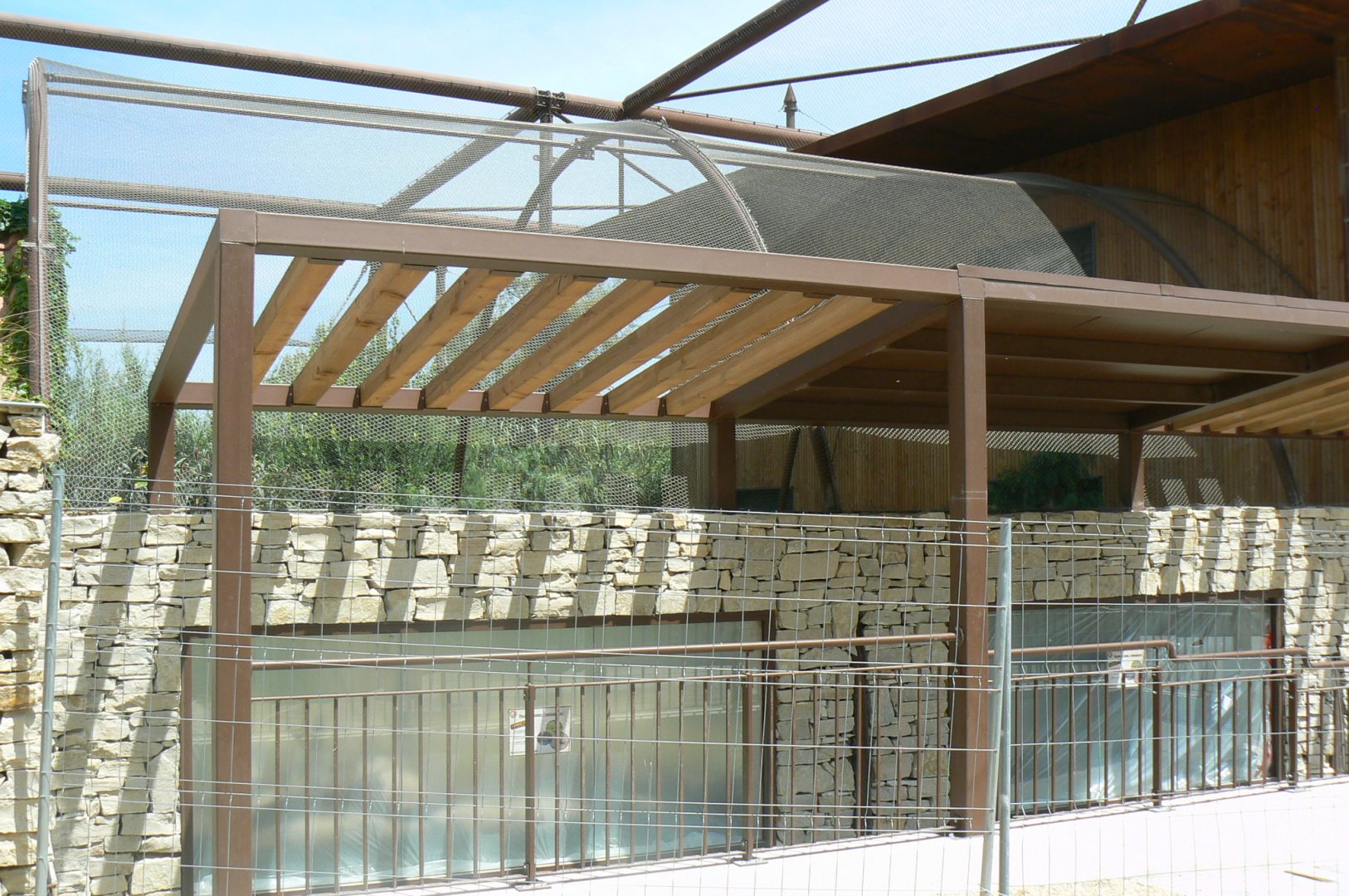 Réserve Africaine de Sigean - Future mixed aviary for birds and alligators