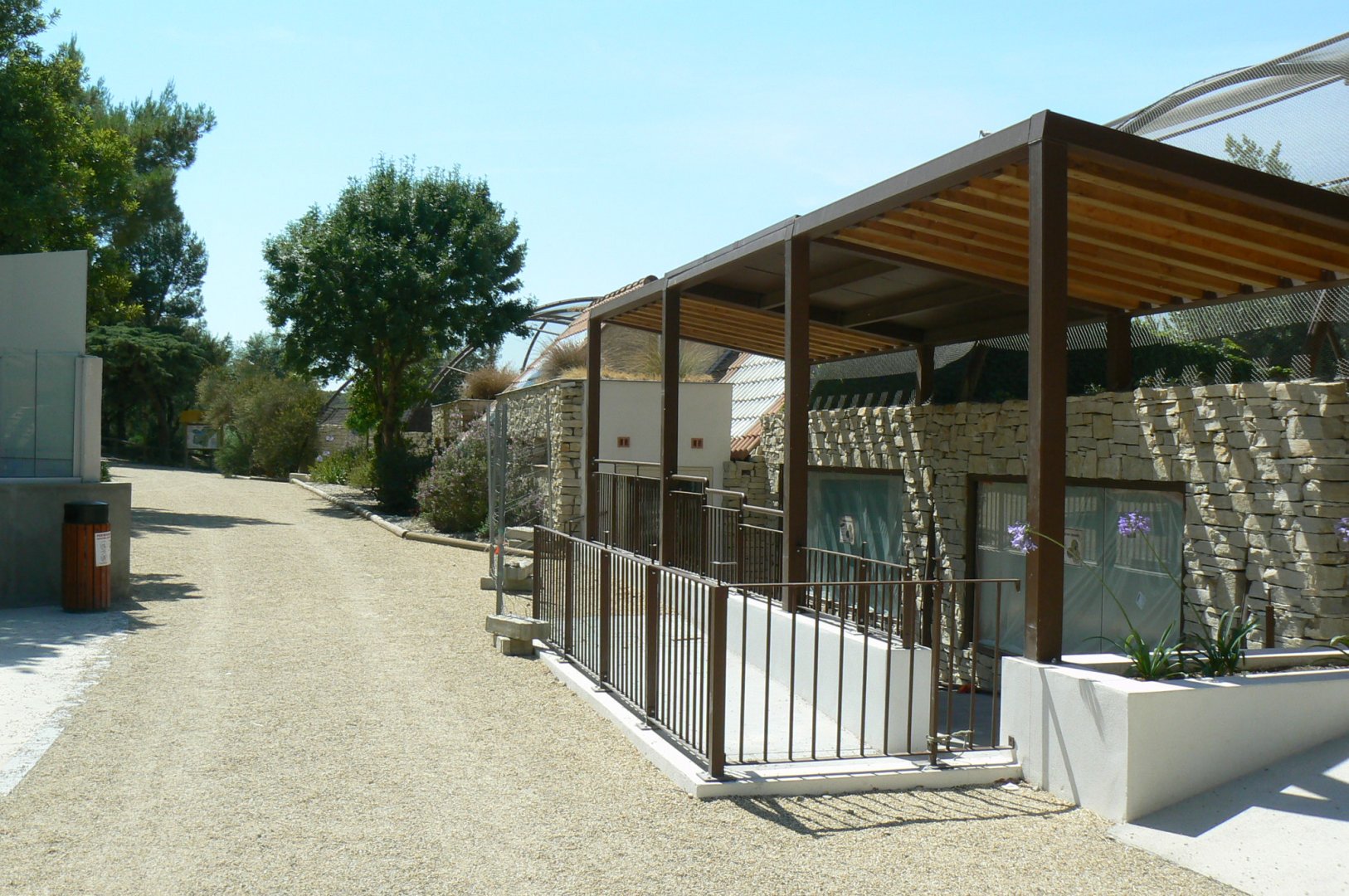 Réserve Africaine de Sigean - Future mixed aviary for birds and alligators