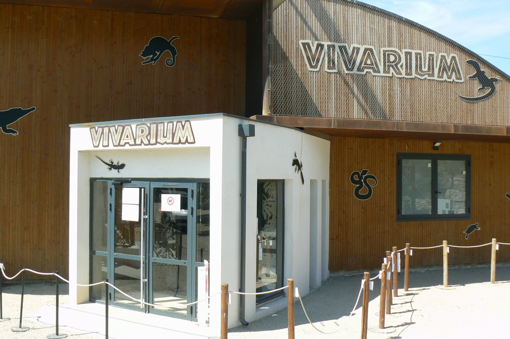 Réserve Africaine de Sigean - New reptile house entrance