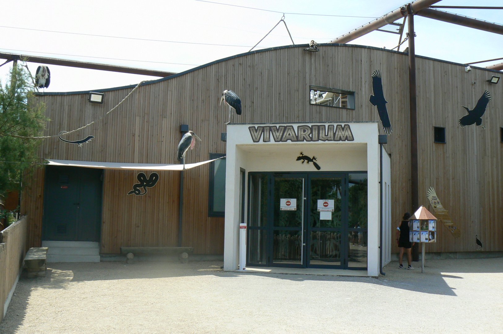 Réserve Africaine de Sigean - New reptile house exit