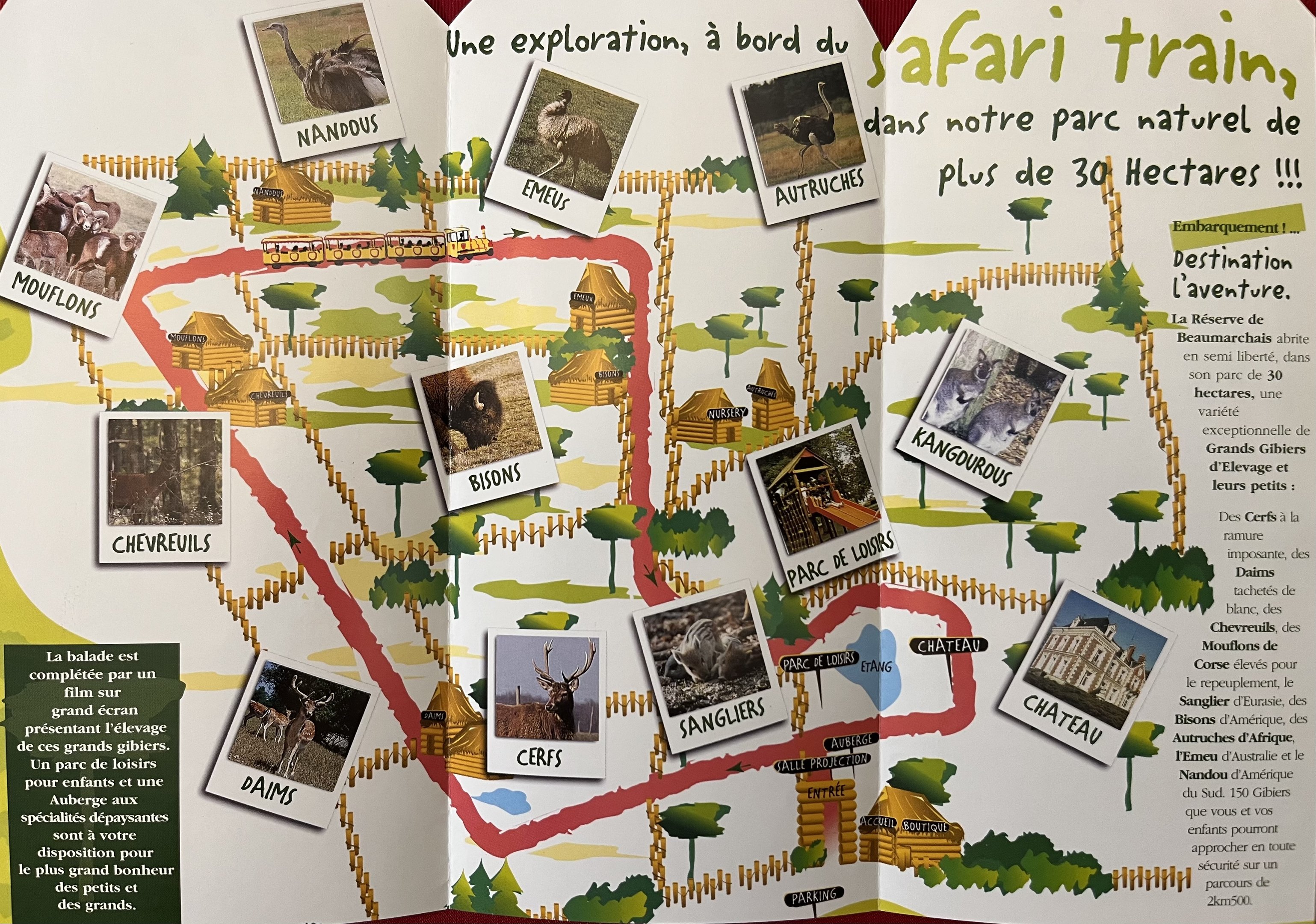 Reserve de Beaumarchais Map - undated