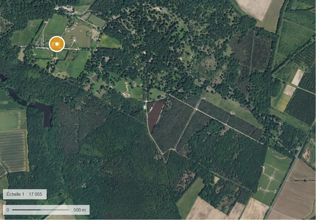 Réserve de la Haute-Touche (aerial view)