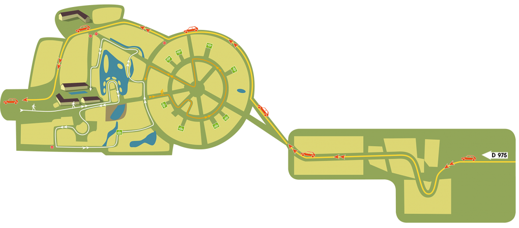 Réserve de la Haute-Touche - General Map (public domain)