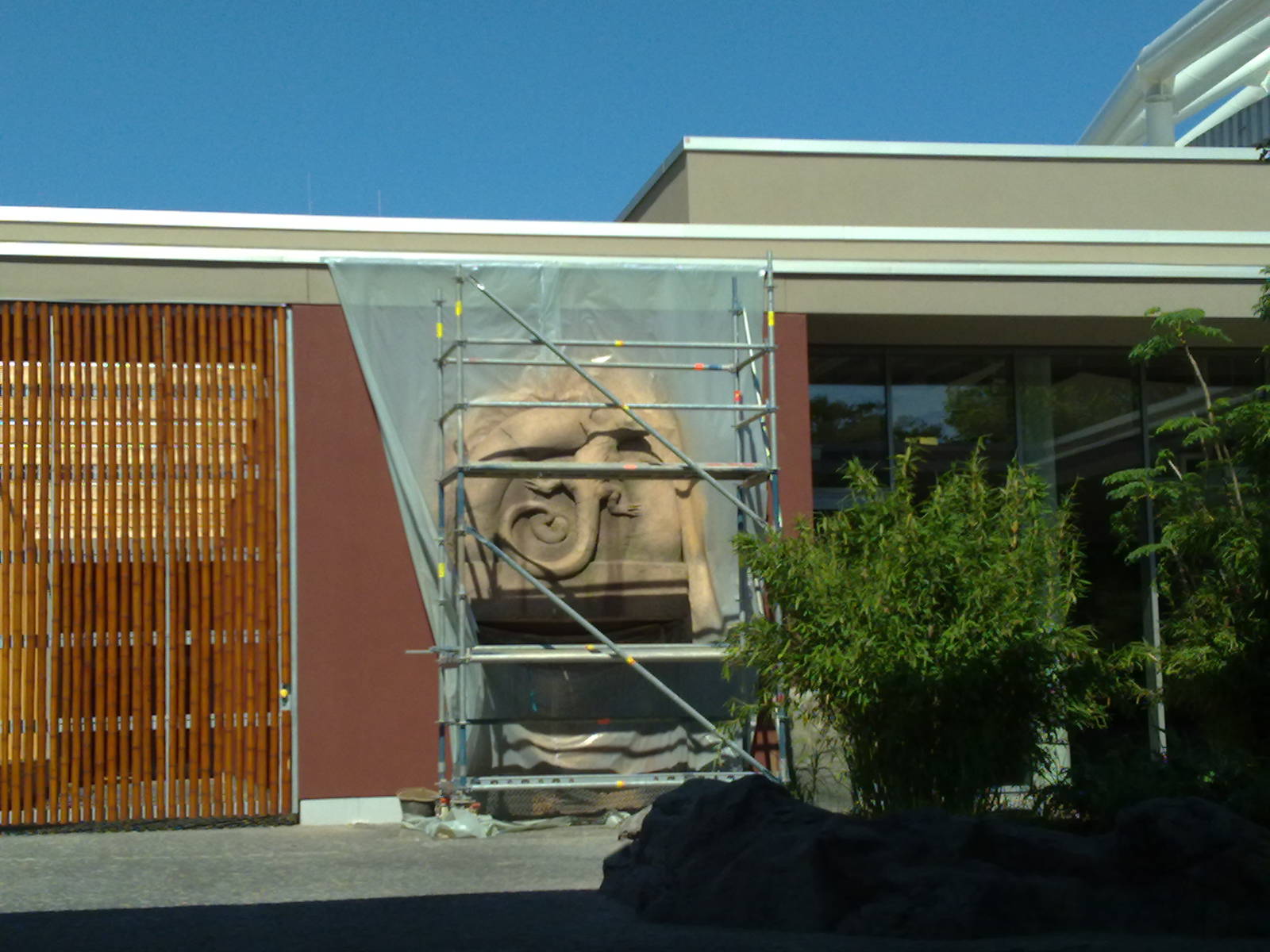 Restaurant and event entrance, Gondwanaland, June 2011