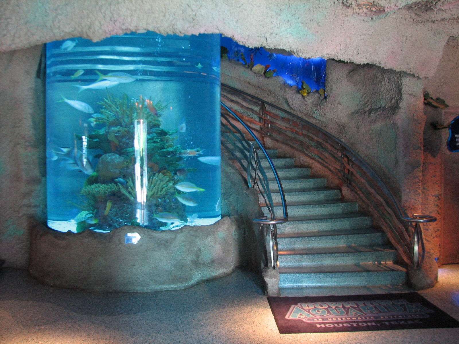 Restaurant Lobby - 3 Story Column Tank