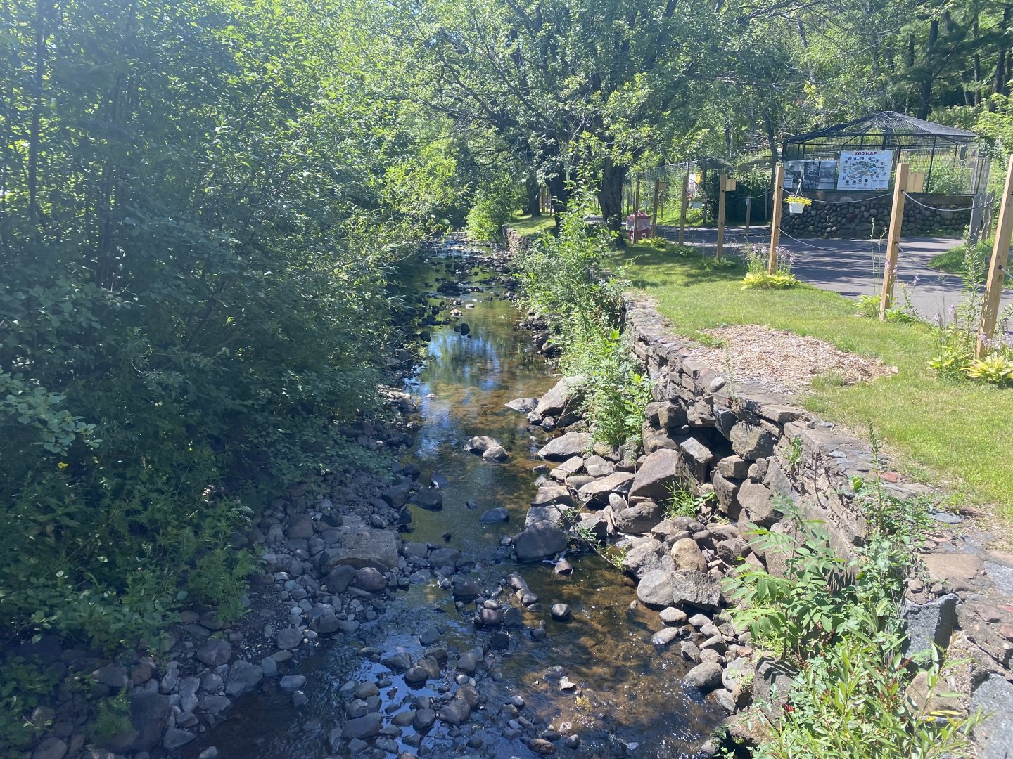 Retaining Wall around Kingsbury Creek