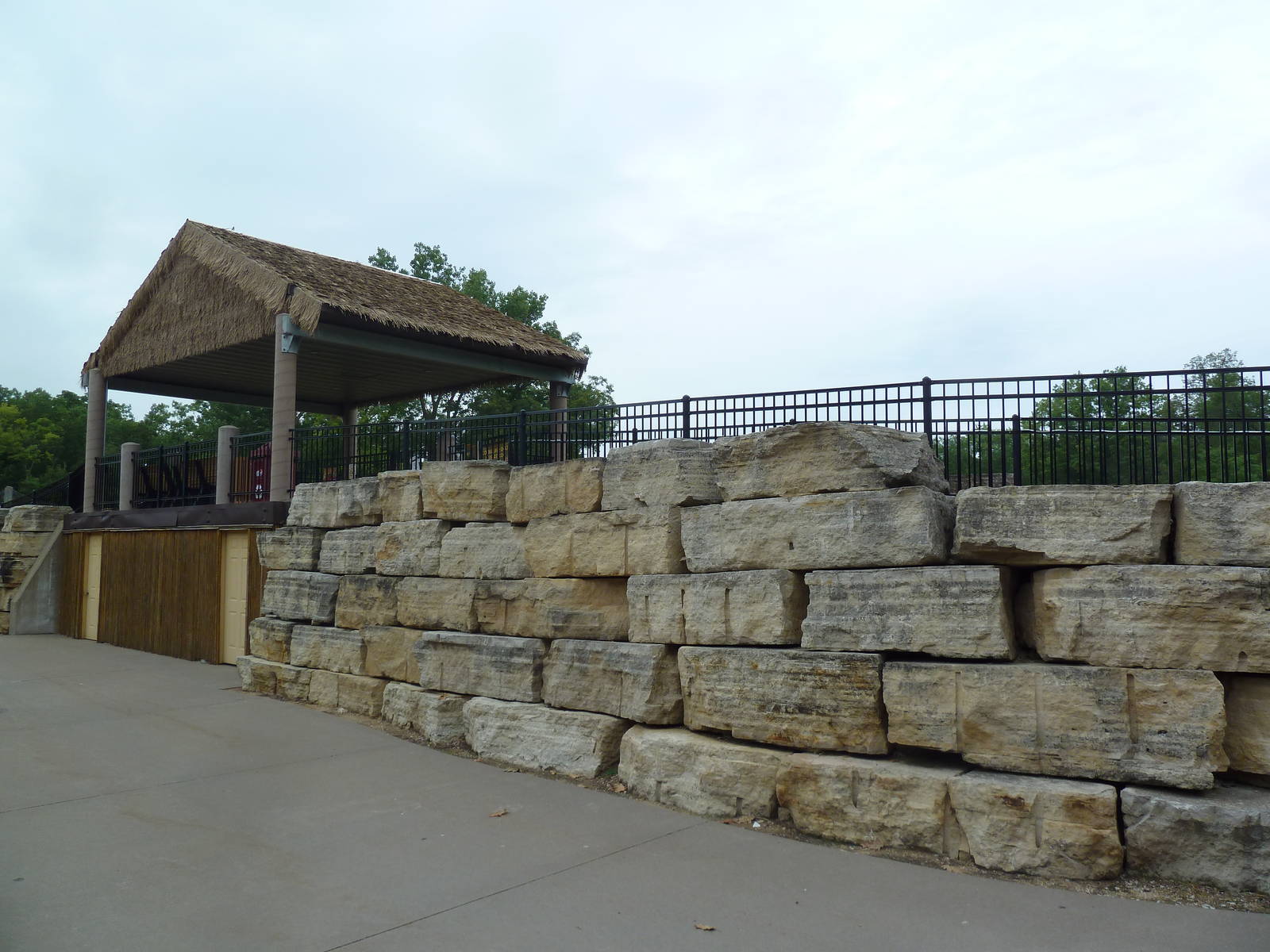 Reticulated Giraffe Feeding Platform (rear view)