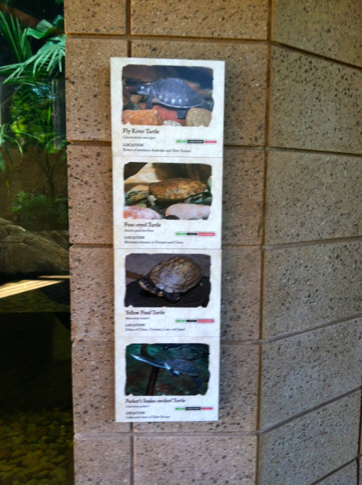 Retile Walk exhibit signs