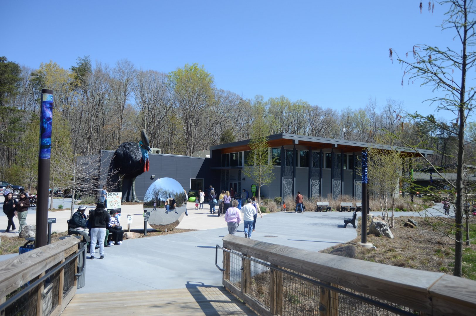 Revolution Ridge - Shearer Animal Hospital and Giant Cassowary Statue