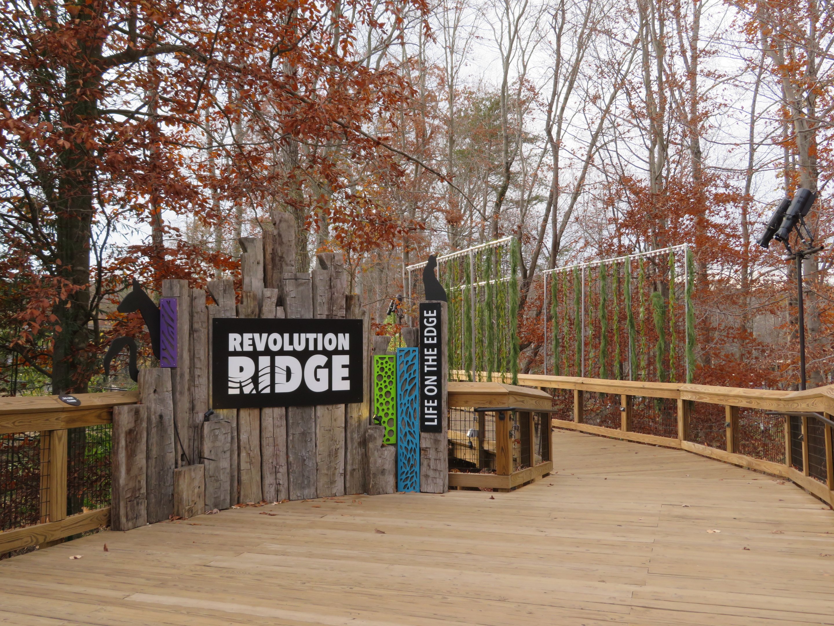 Revolution Ridge Sign and Boardwalk