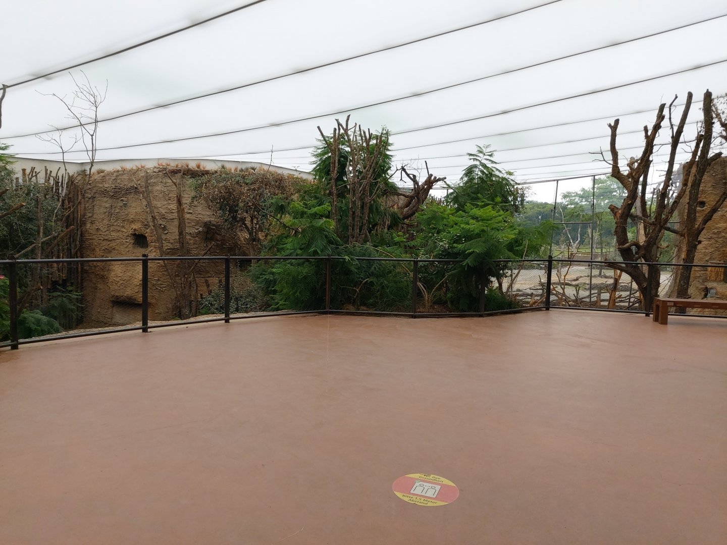 Rhino and giraffe house - Lewa savanna