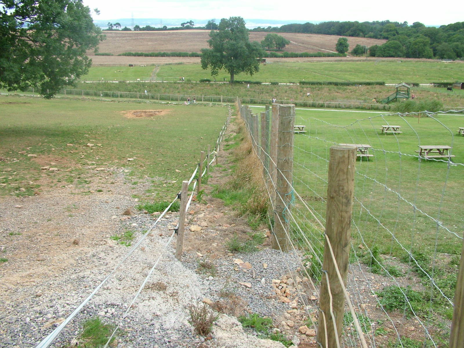 Rhino barrier at Noah's Ark Zoo Farm 2006