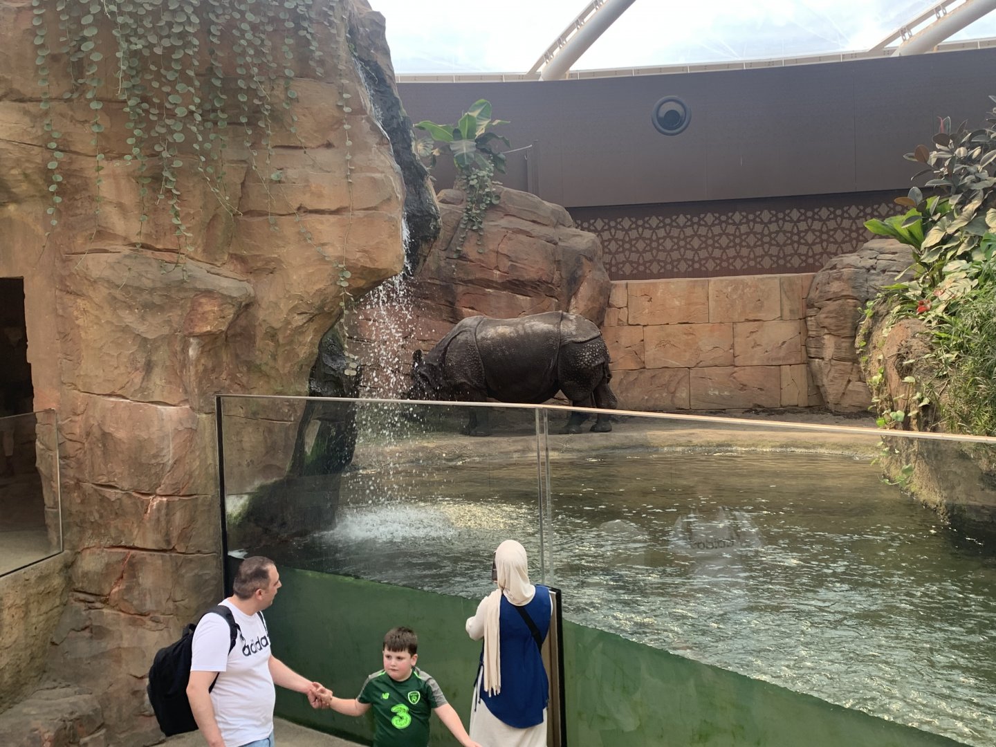 Rhino pagoda interior
