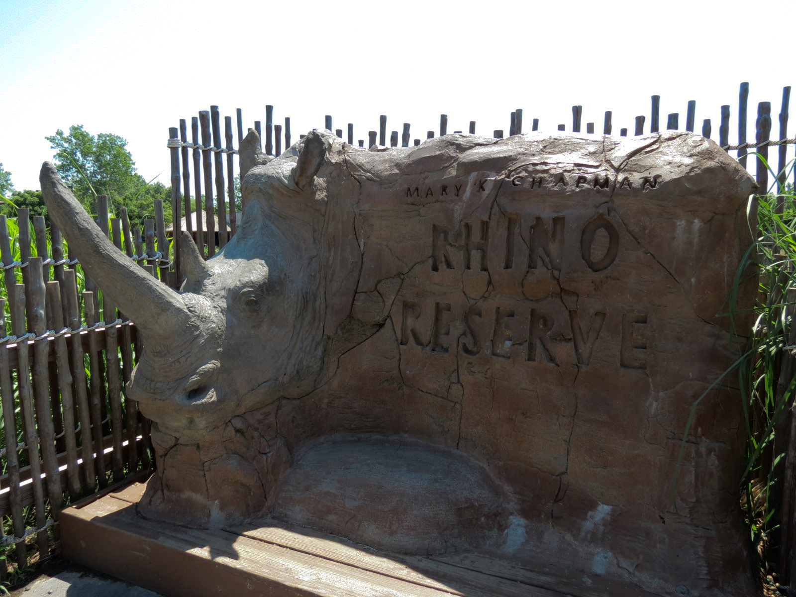 Rhino Reserve - Sign