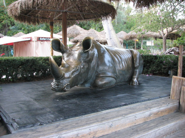 Rhino Statue