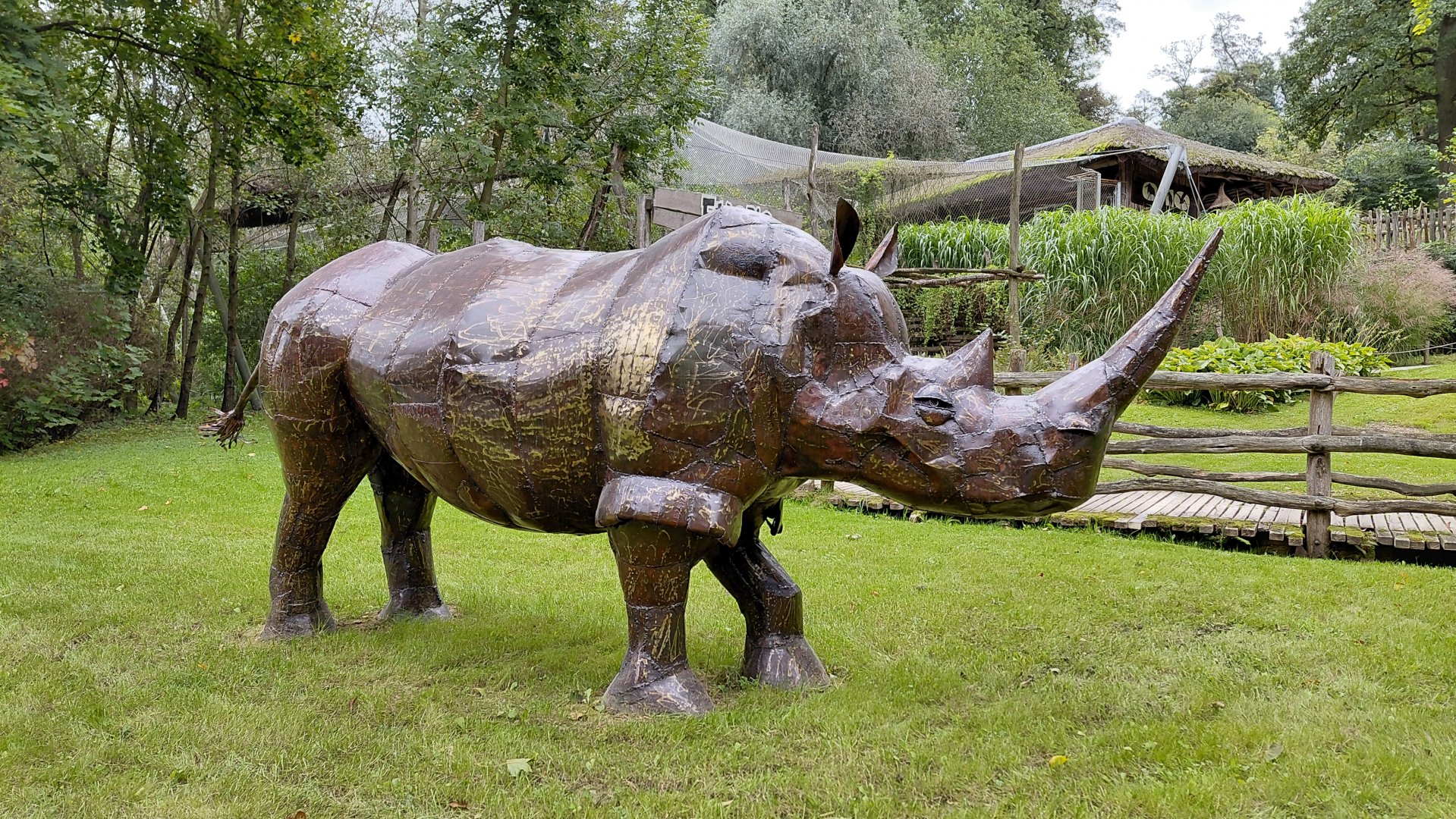 Rhino statue