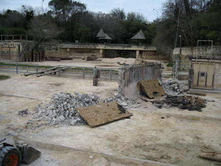 rhino wall demolition