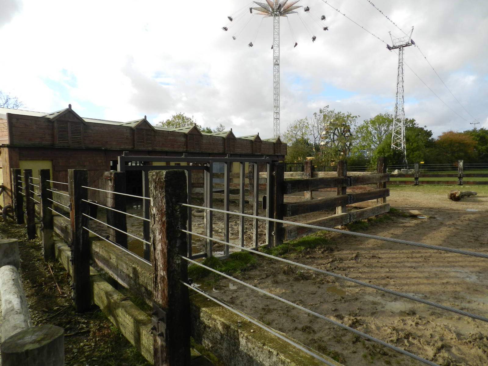 Rhinoceros Enclosure at Flamingo Land - 14/10/2012
