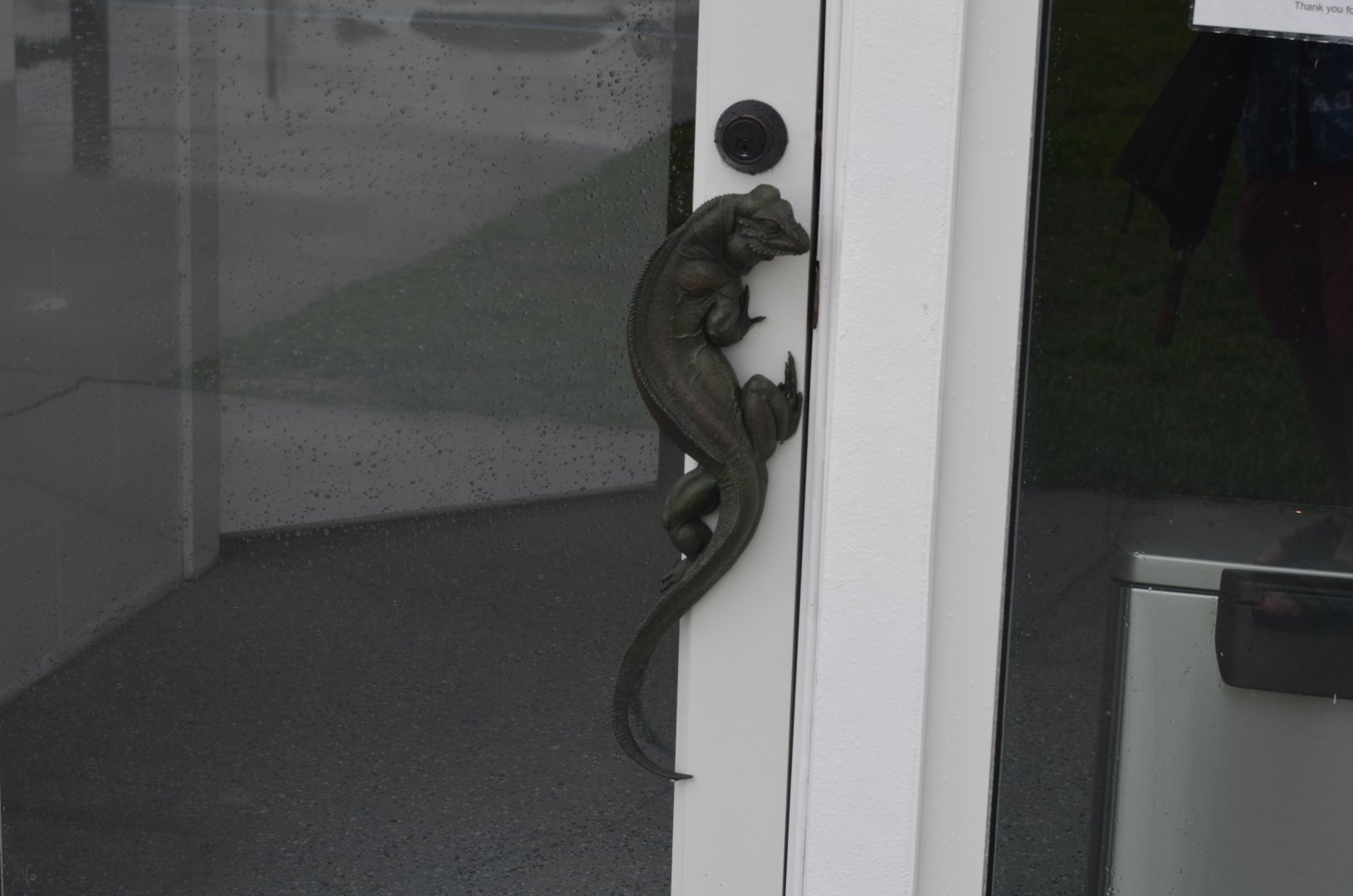 Rhinoceros Iguana Door Handle