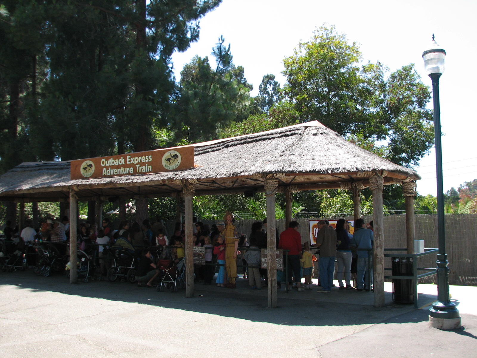 Rides Area - Outback Express Train Depot