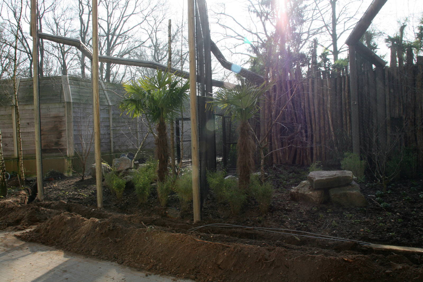 right side of the new Toucan aviary