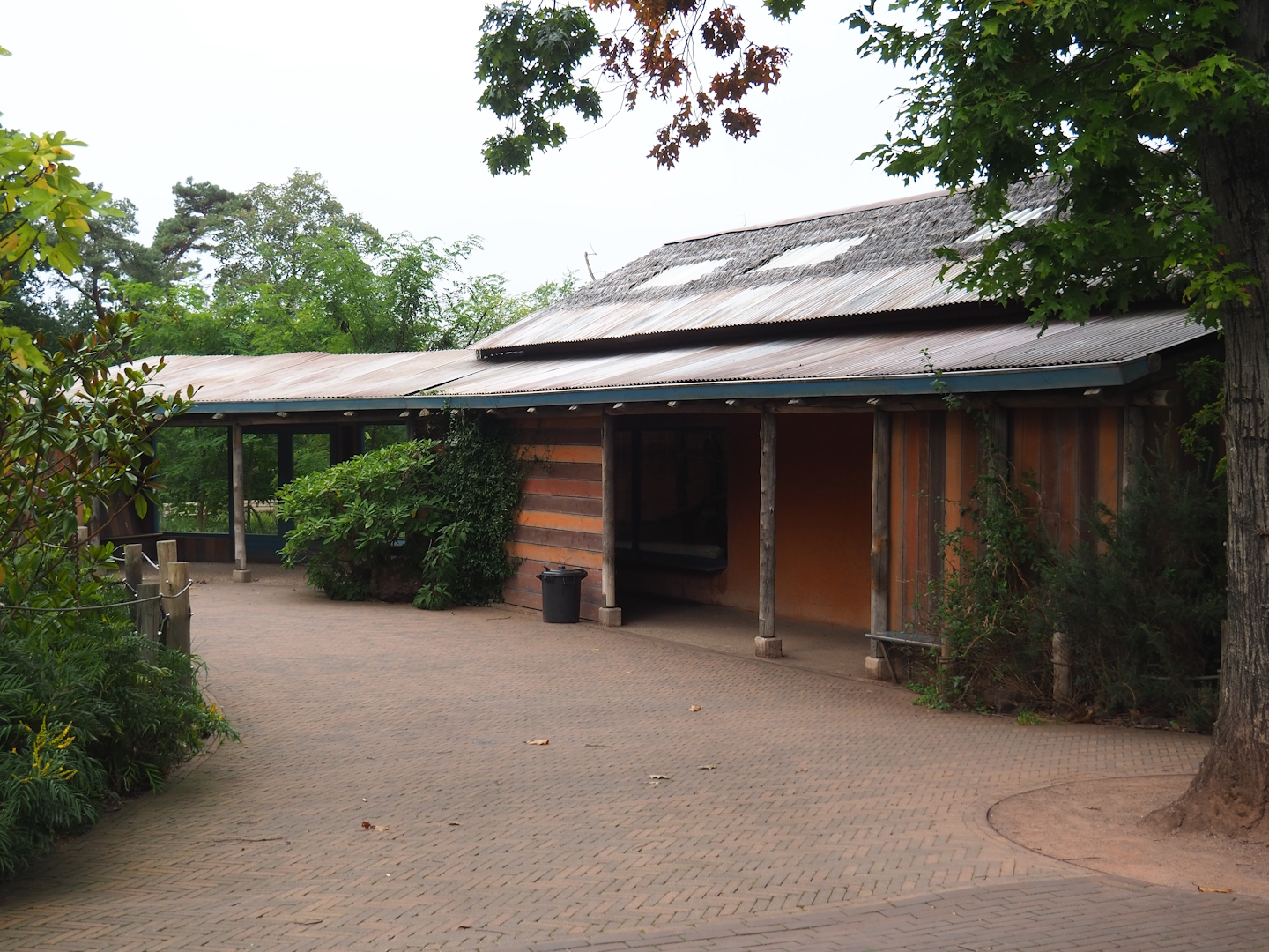 Ring-tailed lemur and Black lemur house and viewing areas, 2023-10-07
