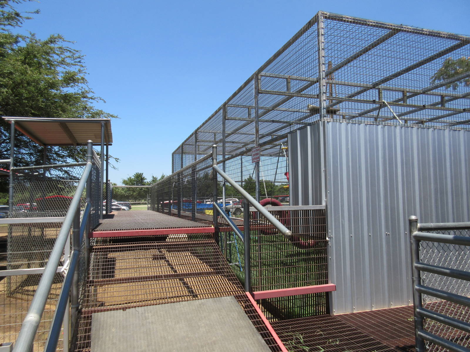 Ring-Tailed Lemur Exhibit - steep visitor ramp