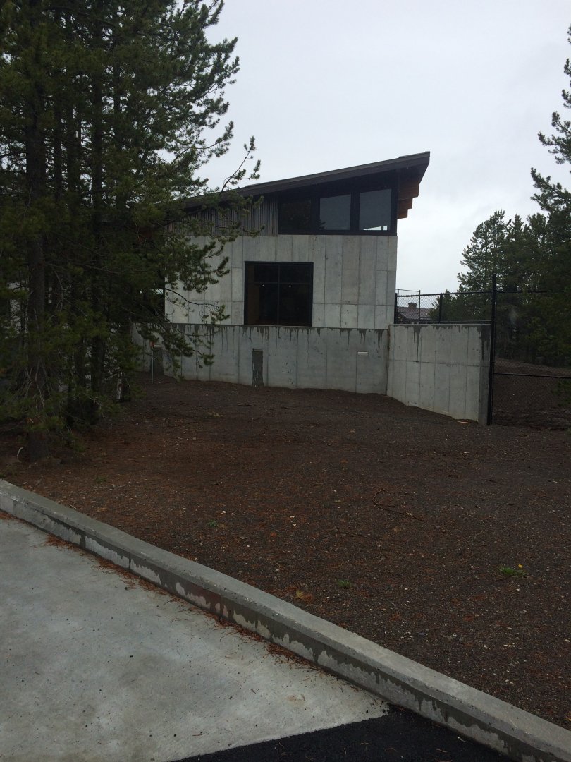 Riparian exhibit construction