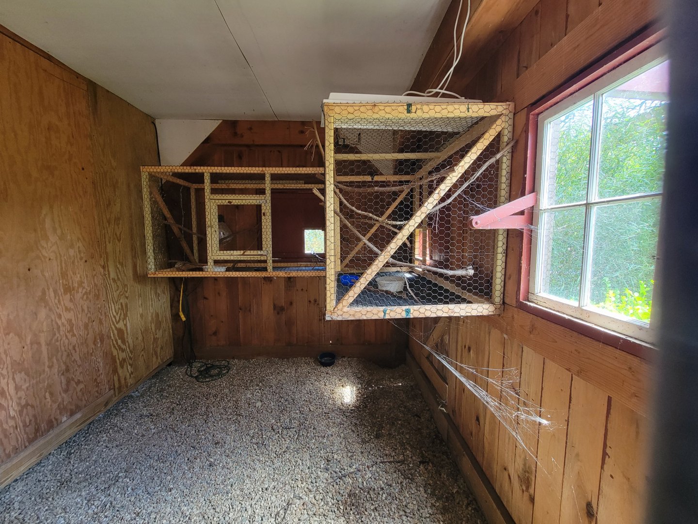 Ripley Waterfowl Conservancy - Indoor areas for pigeons, laughingthrush