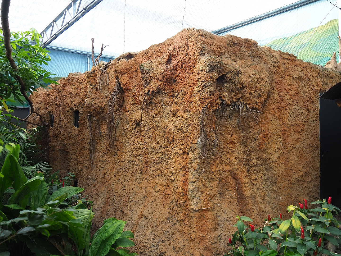 River bank/Clay lick theming/finishing around monkey and sloth off-show area, 2022-10-09