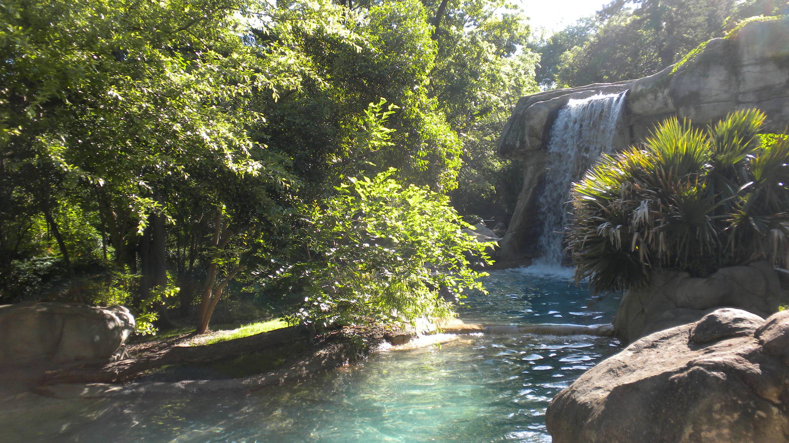 River habitat waterfall