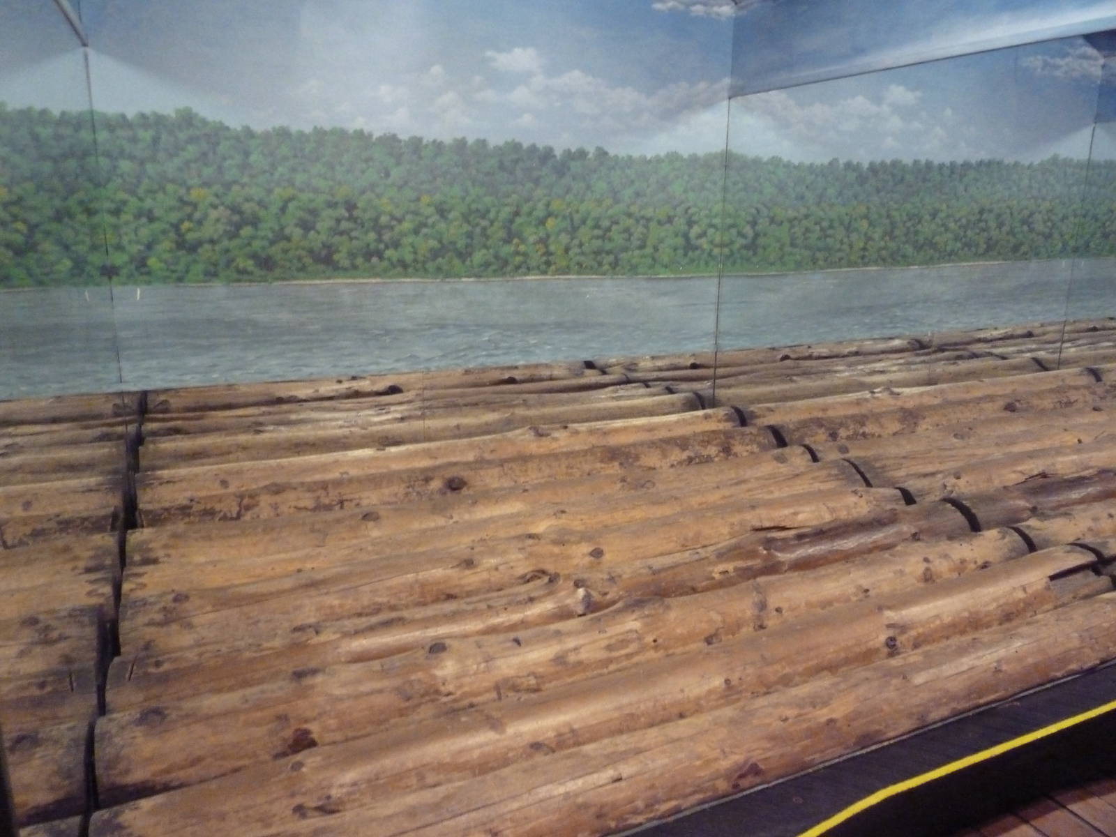 River Museum - Interactive Logs (you can walk on them)