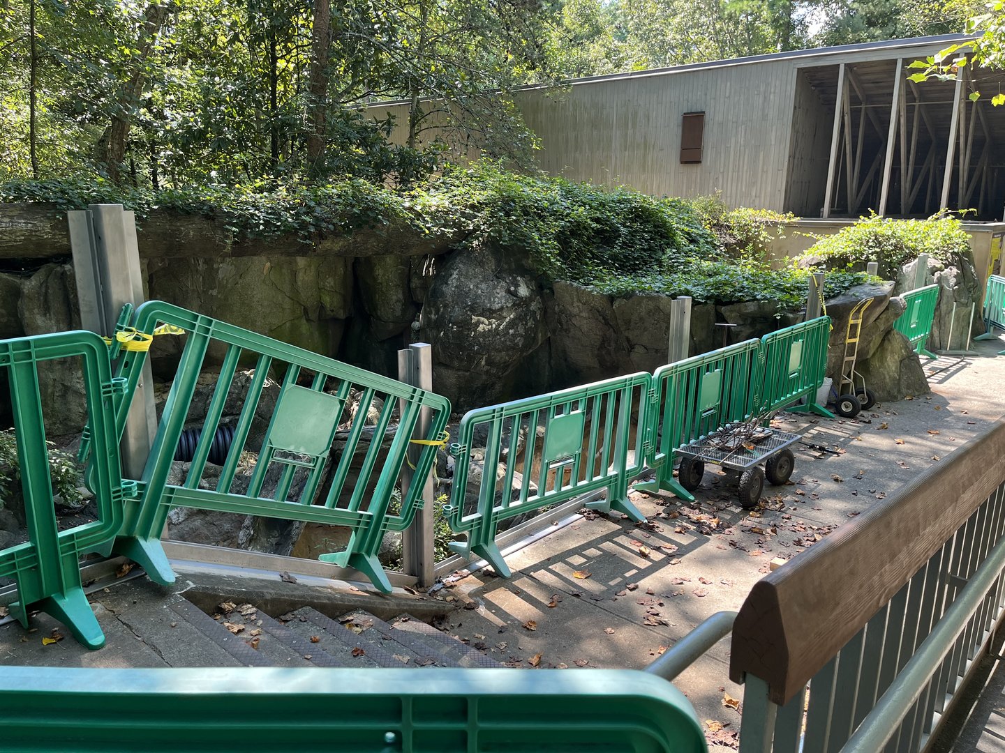 River Otter Habitat under Renovation