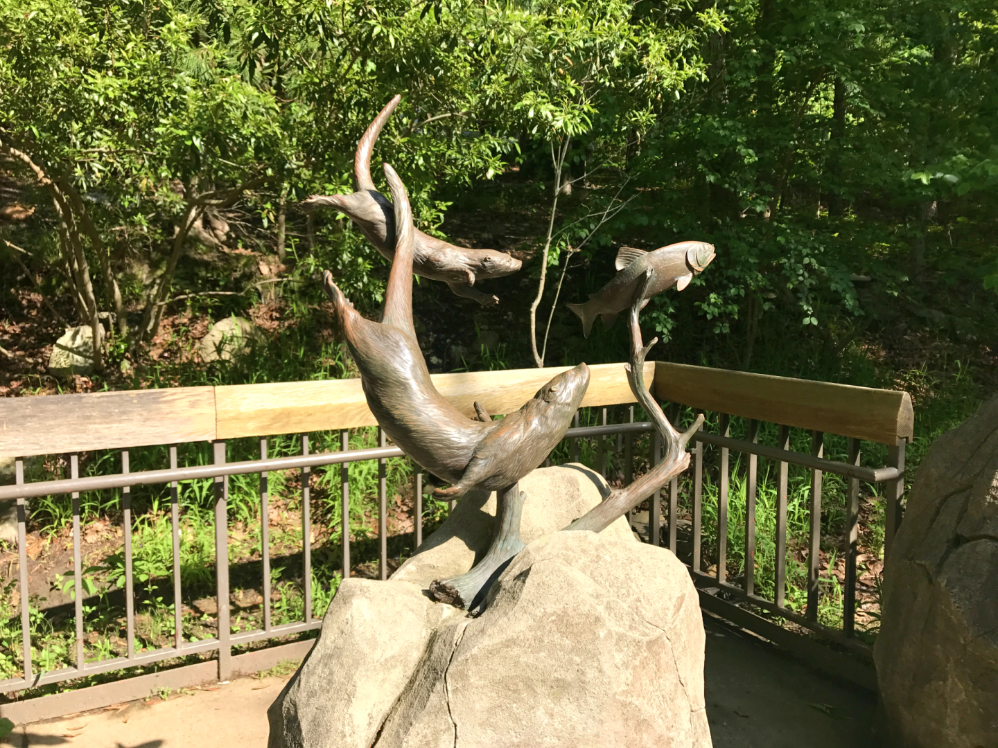 River Otter Sculpture