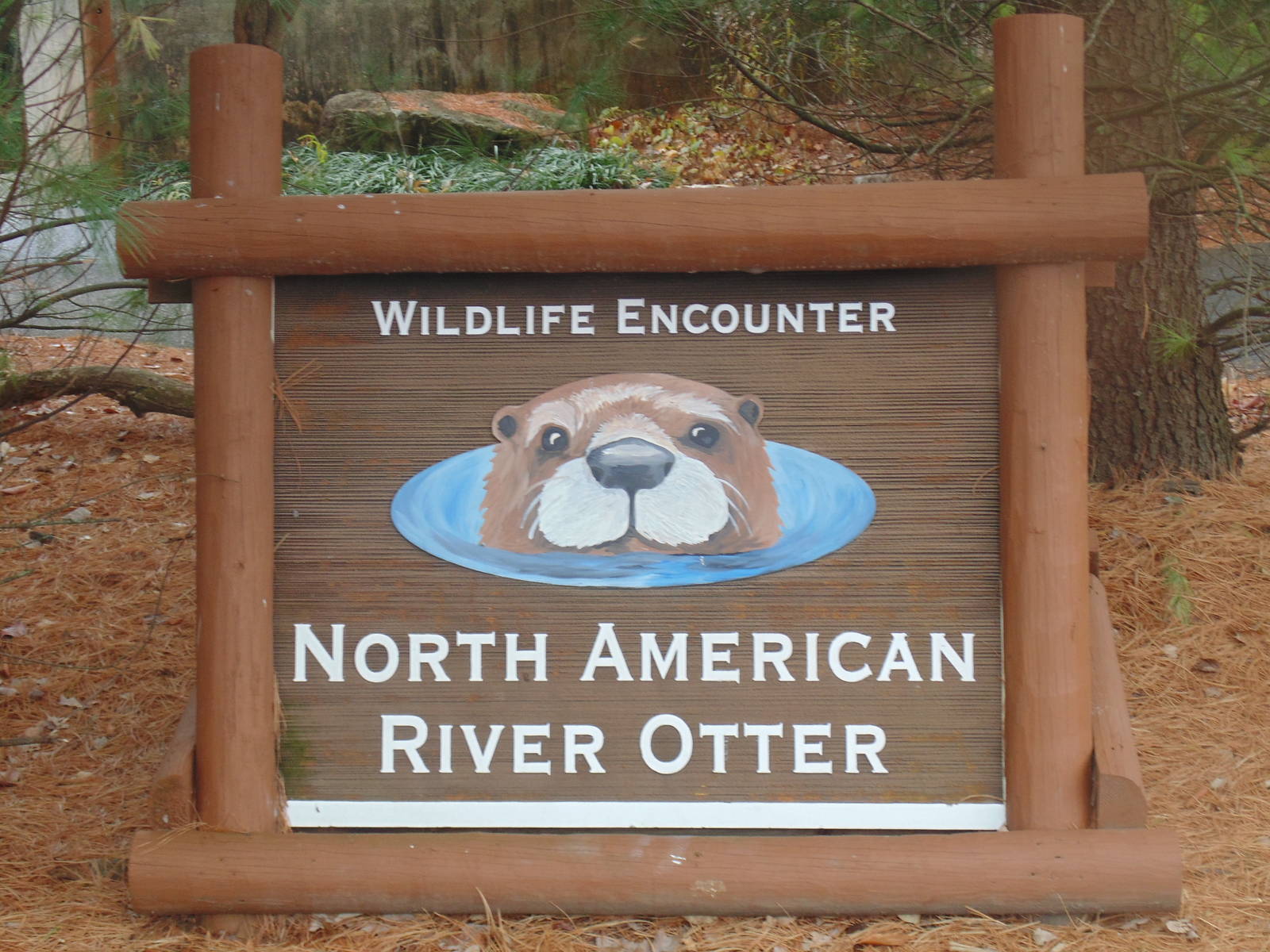 River Otter Sign