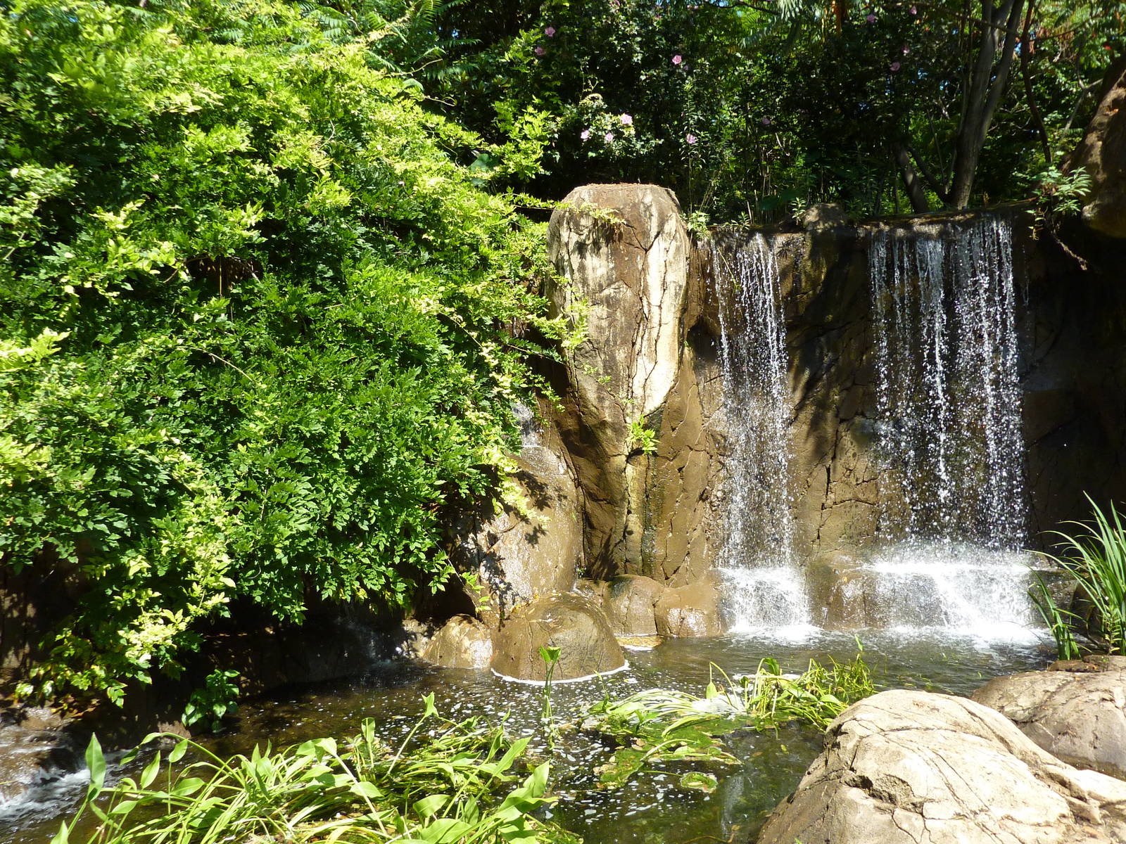 River's Edge - Entrance Waterfall