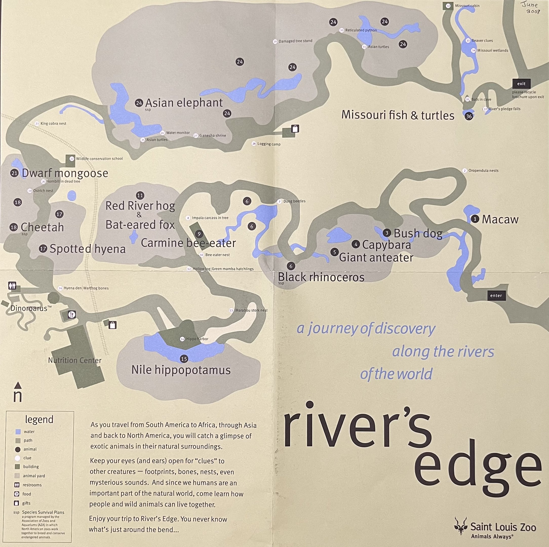 River’s Edge Map - 2008