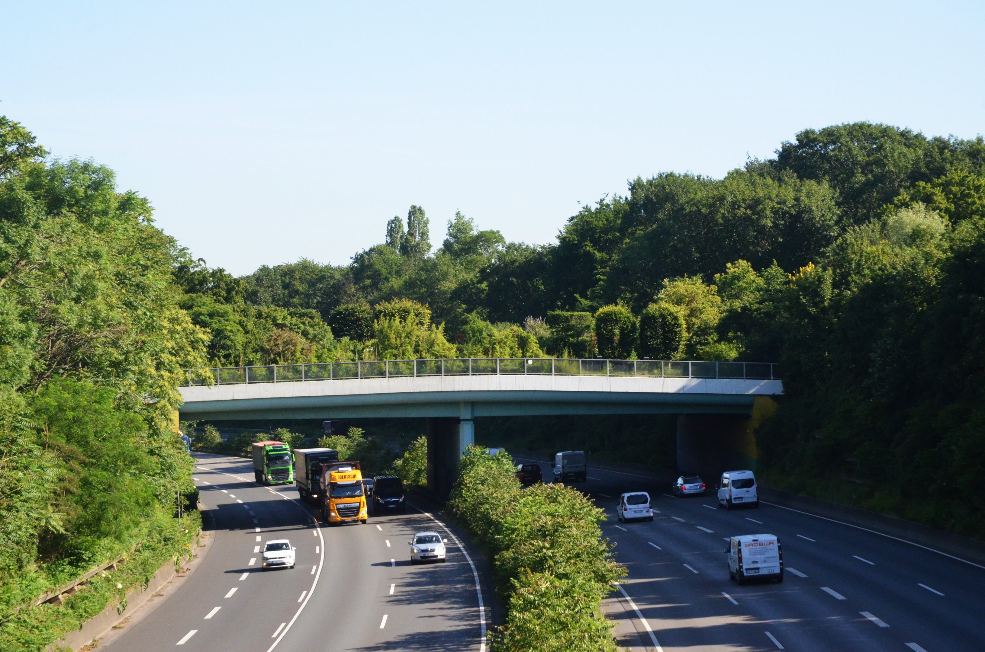 Road Bridge Joining the Two Halves at Duisburg, 17/06/19