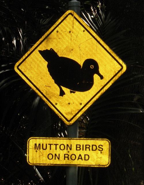 Road sign - Lord Howe Island