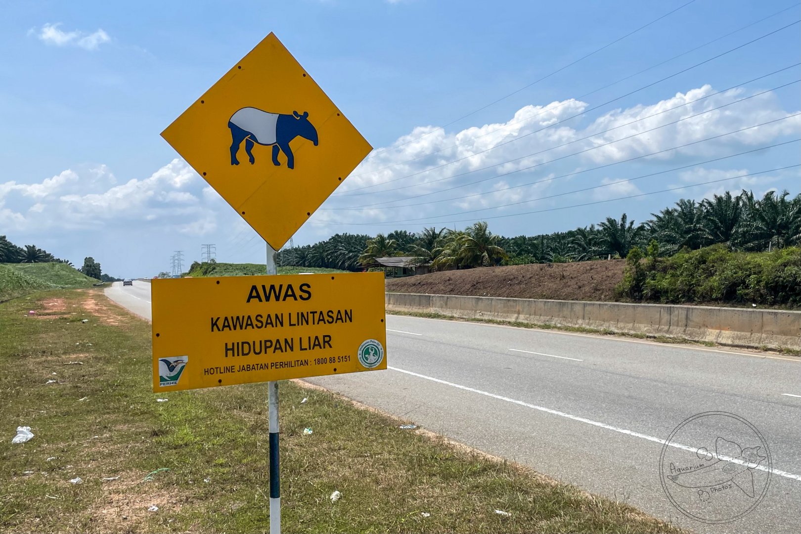 Roadsign in Johor, Malaysia