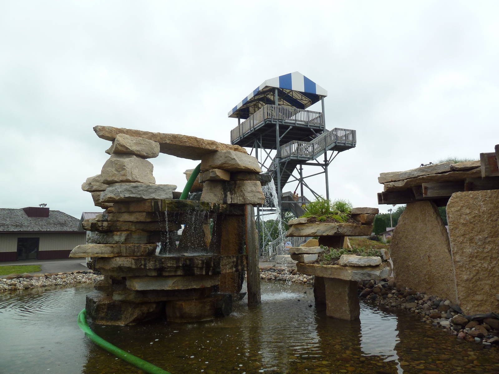 Rockwork + Viewing Platform