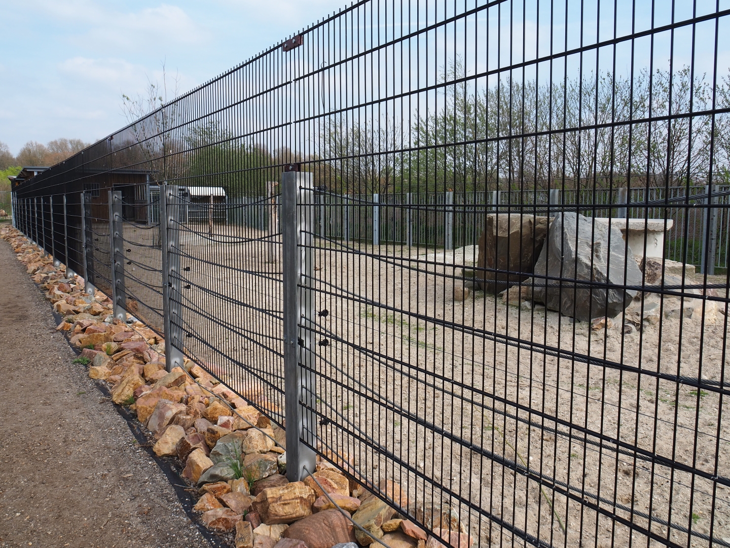 Rocky Mountain goat paddock, 2019-04-06
