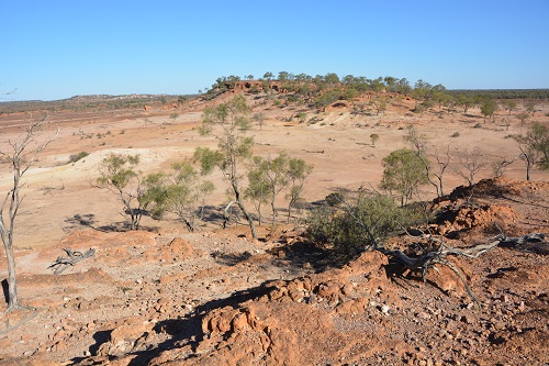 Rocky outcrop.  SW Q'ld