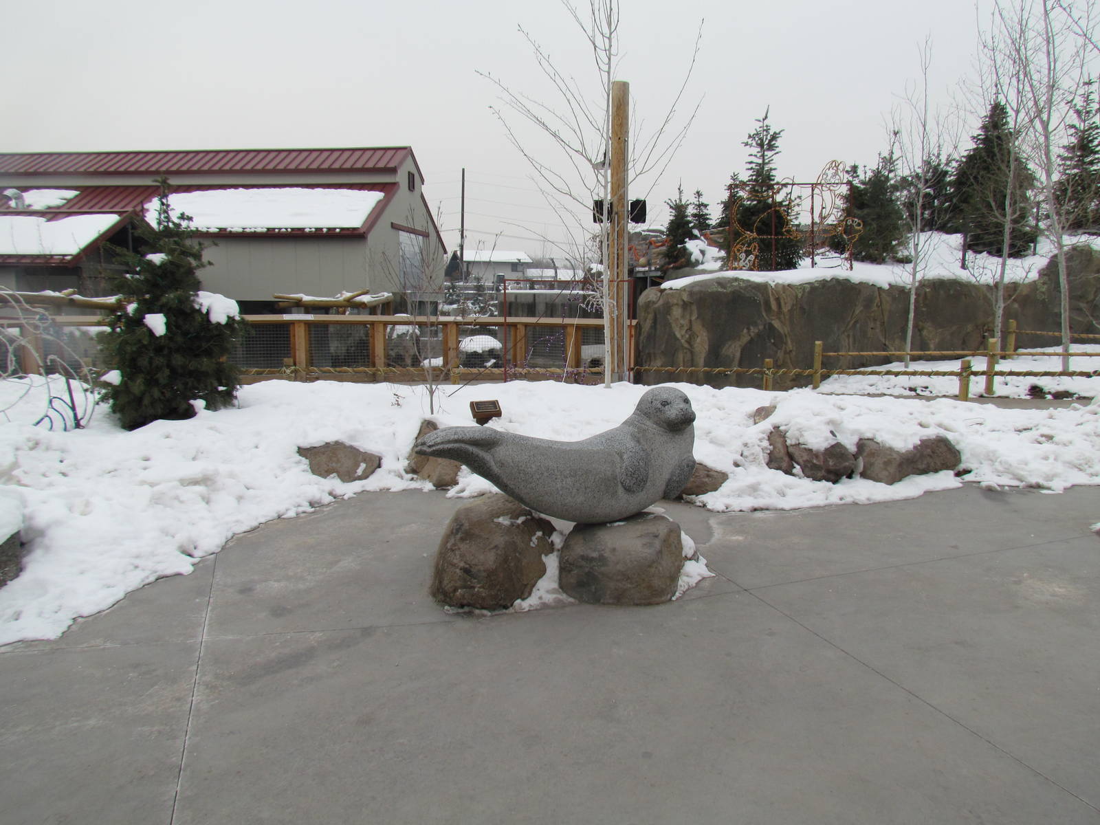 Rocky Shores - Seal Statue