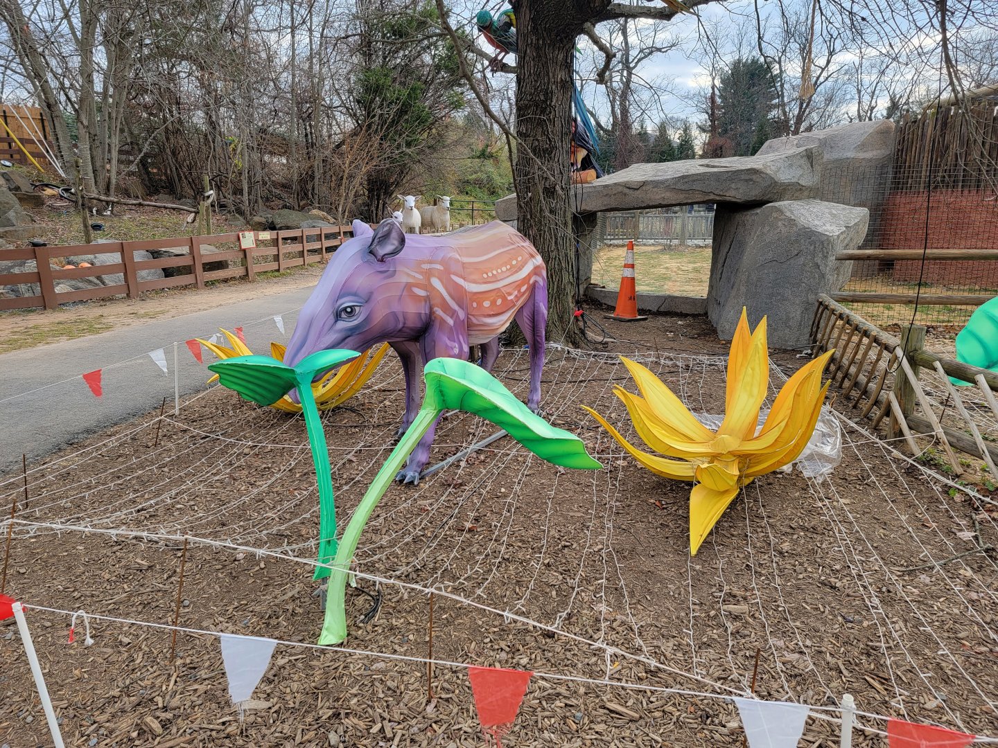 Roer's Zoofari - LuminoCity lights, end of new African Civet exhibit