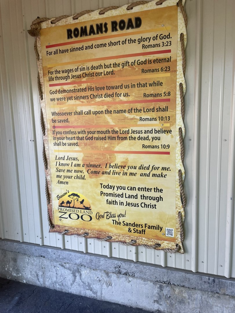 "Romans Road" Sign- May 2024