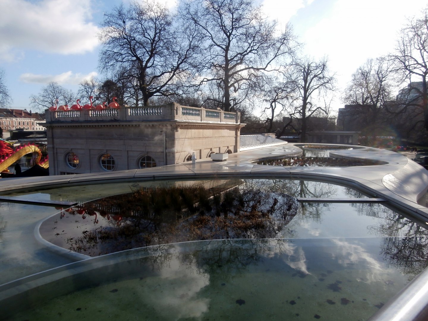 Roof of the main shop